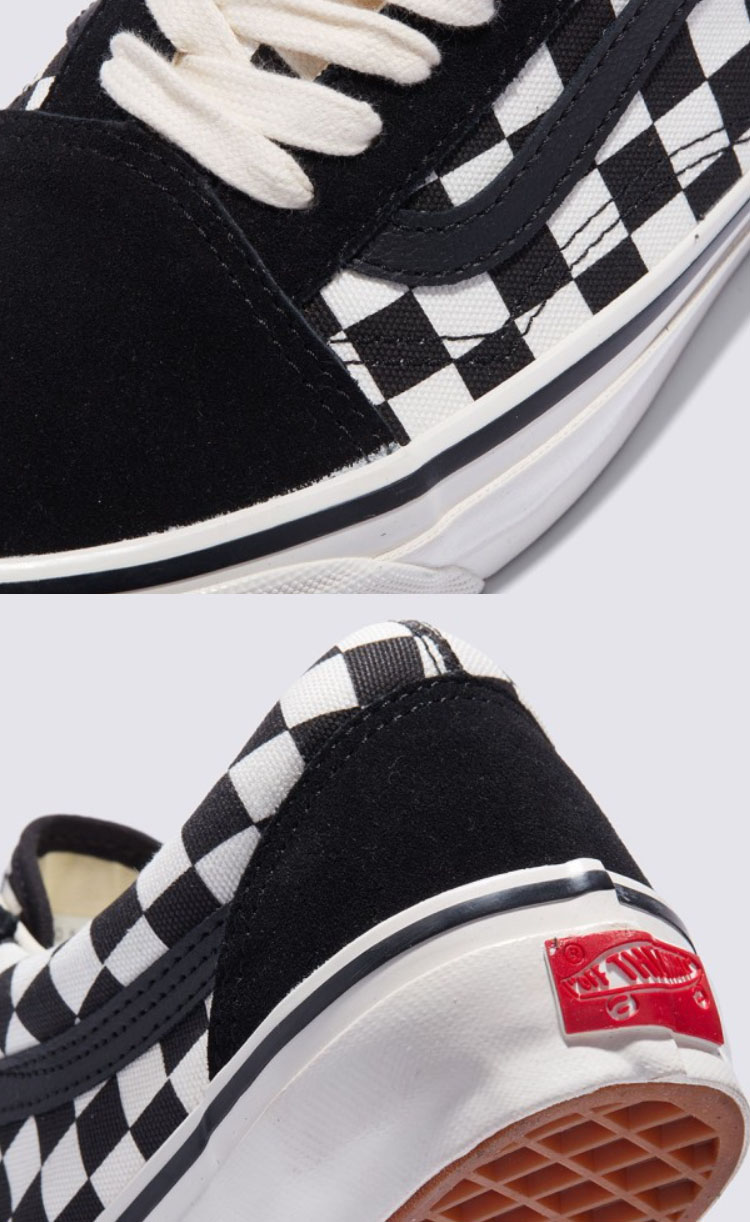 VANS バンズ スニーカー PREMIUM OLD SKOOL CHECKERBOARD BLACK