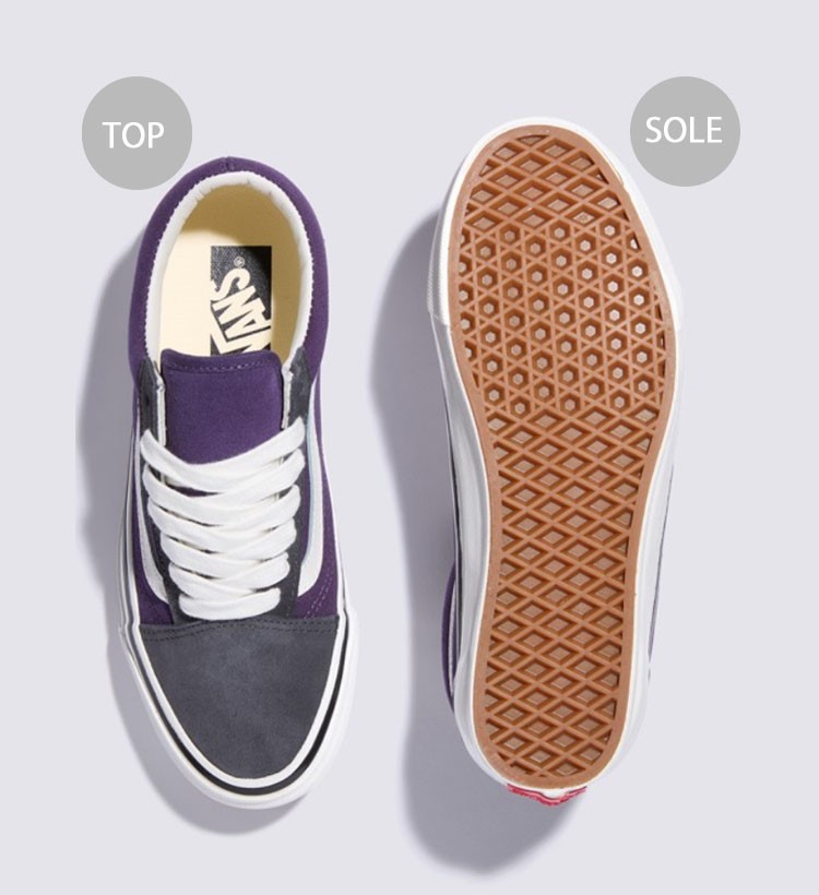VANS バンズ スニーカー PREMIUM OLD SKOOL GREY PURPLE