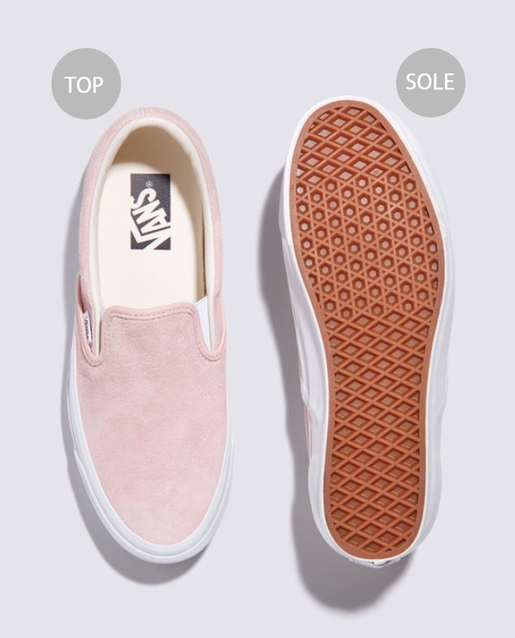 VANS バンズ スニーカー PREMIUM PIG SUEDE CLASSIC SLIP-ON 98