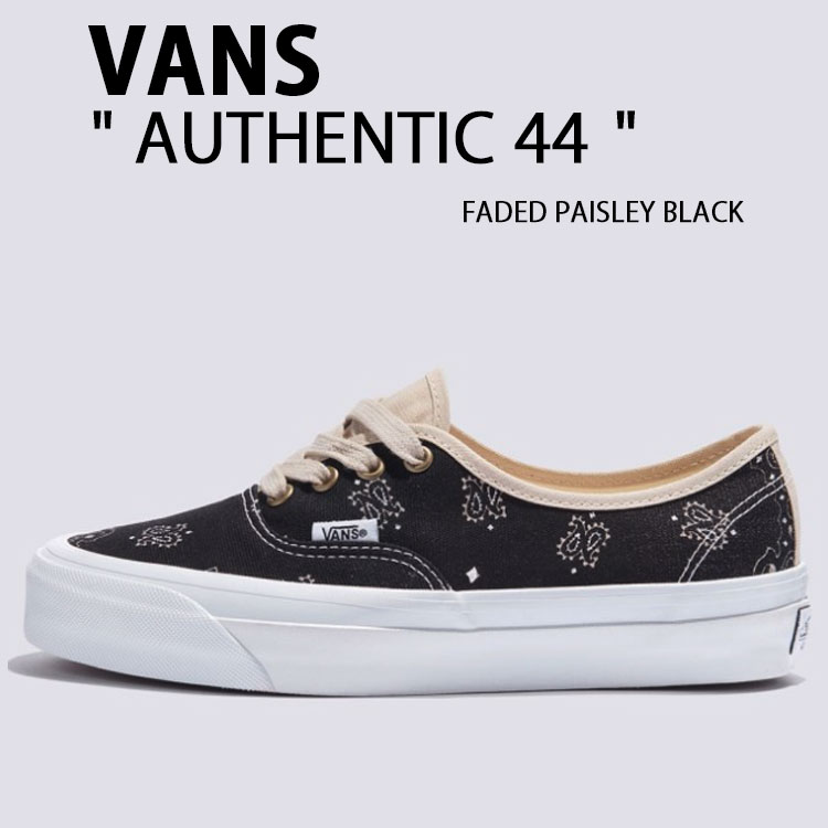 VANS★PREMIUM AUTHENTIC 44★兼用★FADED PAISLEY BLACK Sneaker Politics