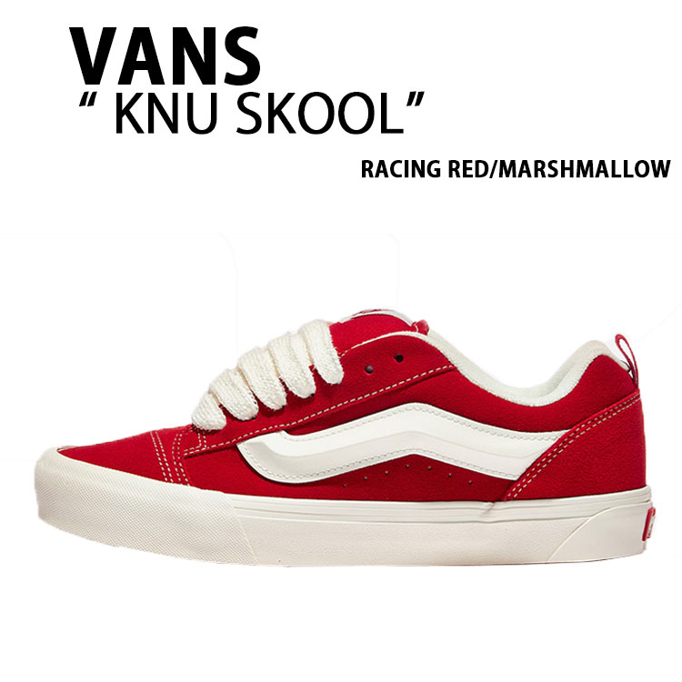 VANS★KNU SKOOL★兼用★RACING RED/MARSHMALLOW Vans Shoes Knu Skool - red (racing red/marshmallow)