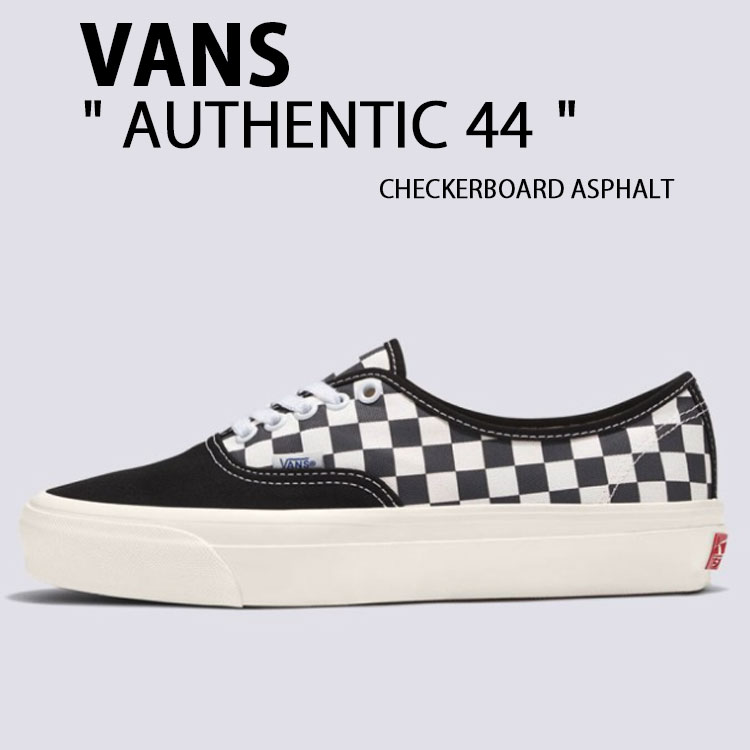 VANS バンズ スニーカー AUTHENTIC 44 CHECKERBOARD ASPHALT
