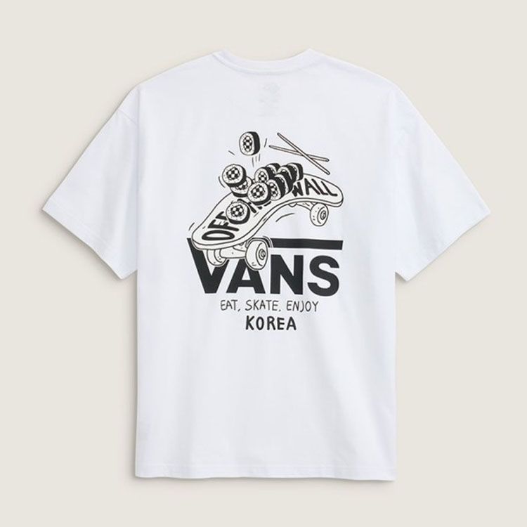 【VANS】スピード キンパ 半袖 Tシャツ ★韓国発★大人気 VANS バンズ 韓国限定 Tシャツ スケボー キンパ SPEED KIMBAP S