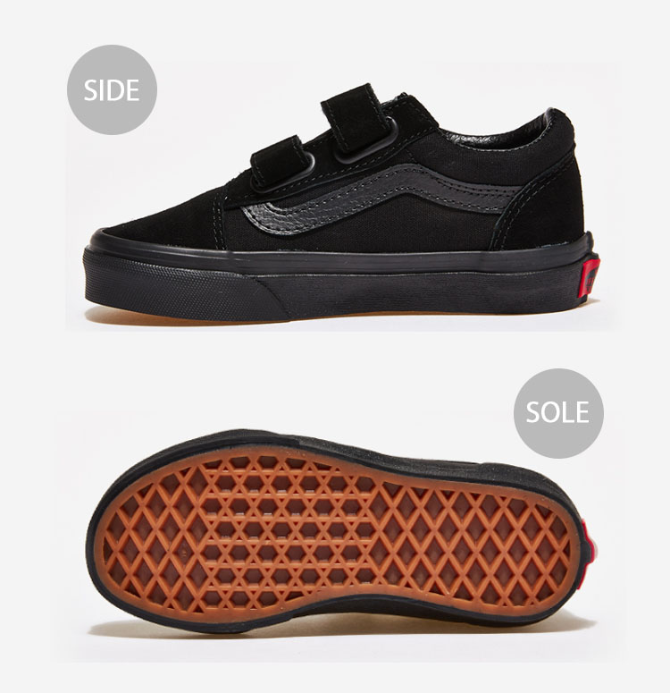 VANS バンズ キッズ スニーカー OLDSKOOL V VN000VHEENR ベルクロ マジックテープ オールドスクール ALL BLACK  スエード オールブラック キッズ用 子供用 : vn-vn000vheenr : セレクトショップ a-clo - 通販 - Yahoo!ショッピング