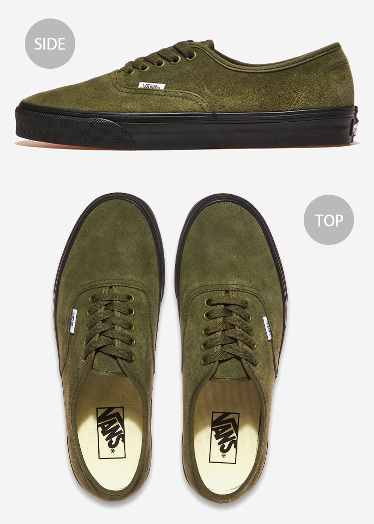 VANS（ヴァンズ） バンズ スニーカー AUTHENTIC SUEDE MOSSY OLIVE 