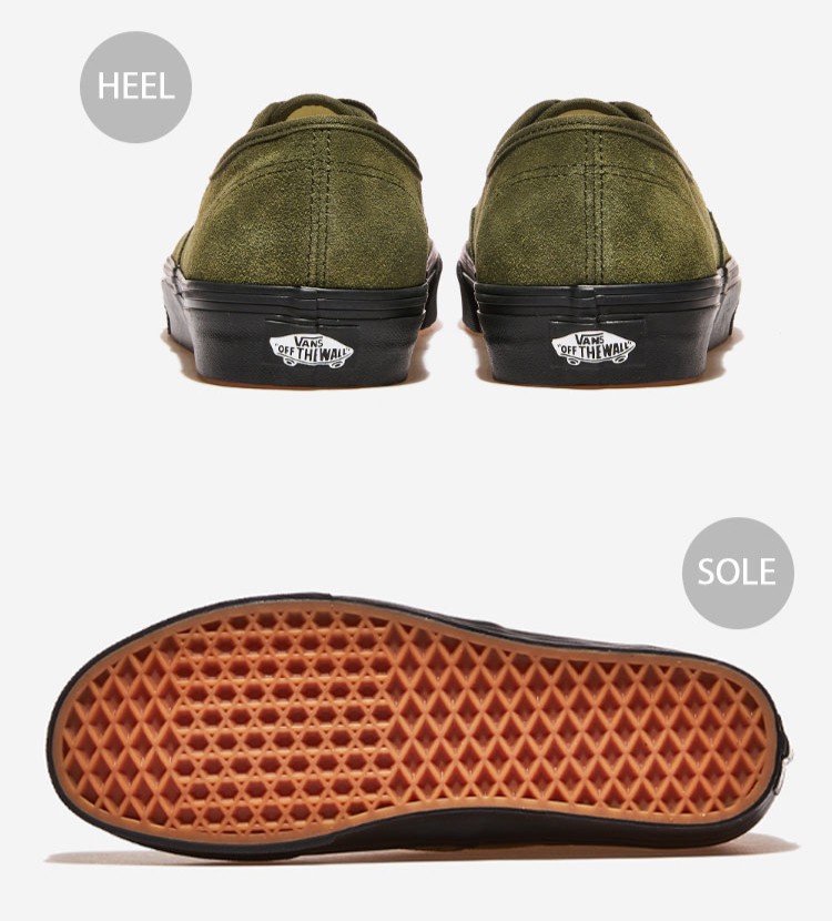 VANS（ヴァンズ） バンズ スニーカー AUTHENTIC SUEDE MOSSY OLIVE