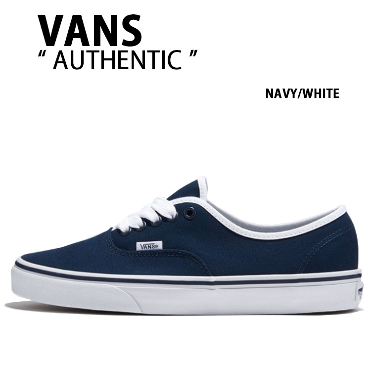 VANS（ヴァンズ） バンズ スニーカー AUTHENTIC CANVAS POP NAVY WHITE