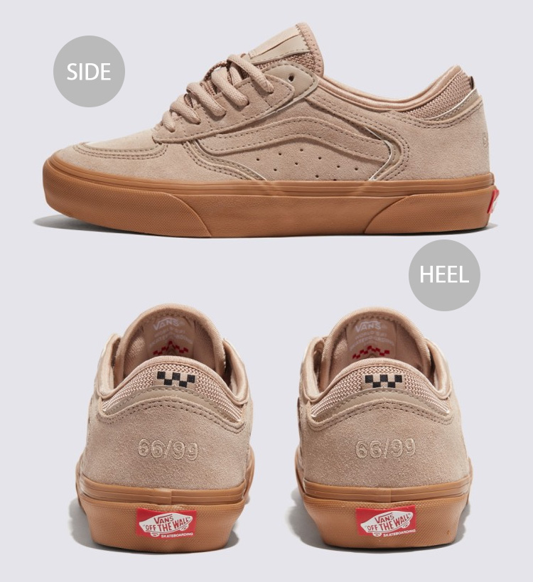 VANS バンズ スニーカー SKATE ROWLEY SUEDE TAN GUM