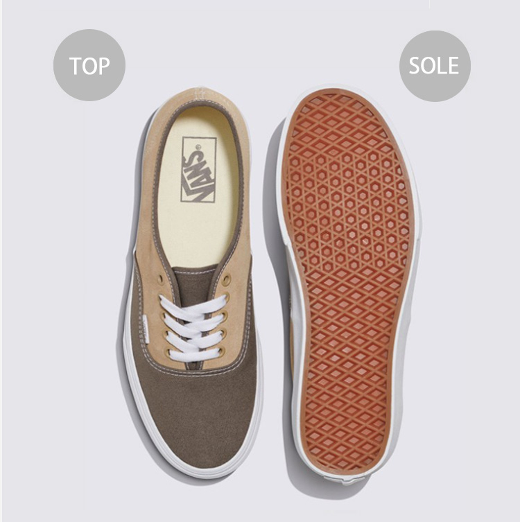 スニーカー ^VANS^ Authentic Canvas Suede Block Grey VN0A2Z3ZBXC1 VANS バンズ スニーカー AUTHENTIC GRAY VN0A2Z3ZBXC