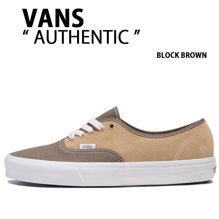 VANS（ヴァンズ） バンズ スニーカー AUTHENTIC CANVAS SUEDE BLOCK