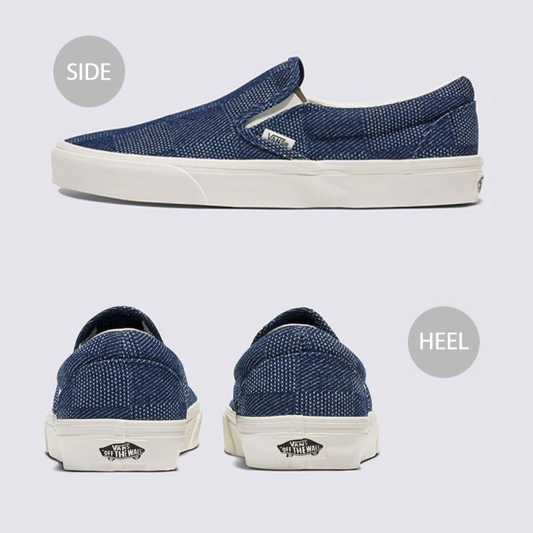 VANS バンズ スニーカー CLASSIC SLIP-ON DENIM CHECK NAVY VN0A2Z41NVY シューズ クラシックスリッポン デニム ネイビー メンズ レディース vn-vn0a2z41nvy-2.jpg