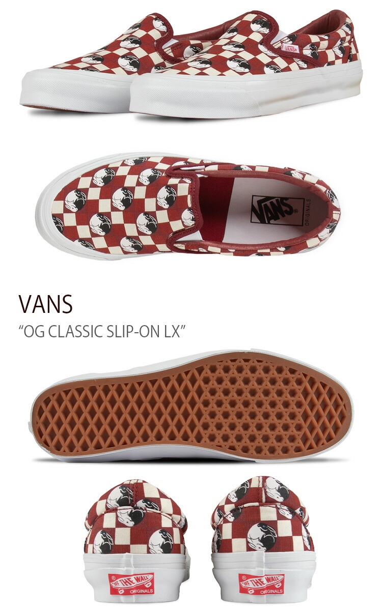 VANS バンズ スニーカー OG CLASSIC SLIP-ON LX YEAR OF THE RABBIT