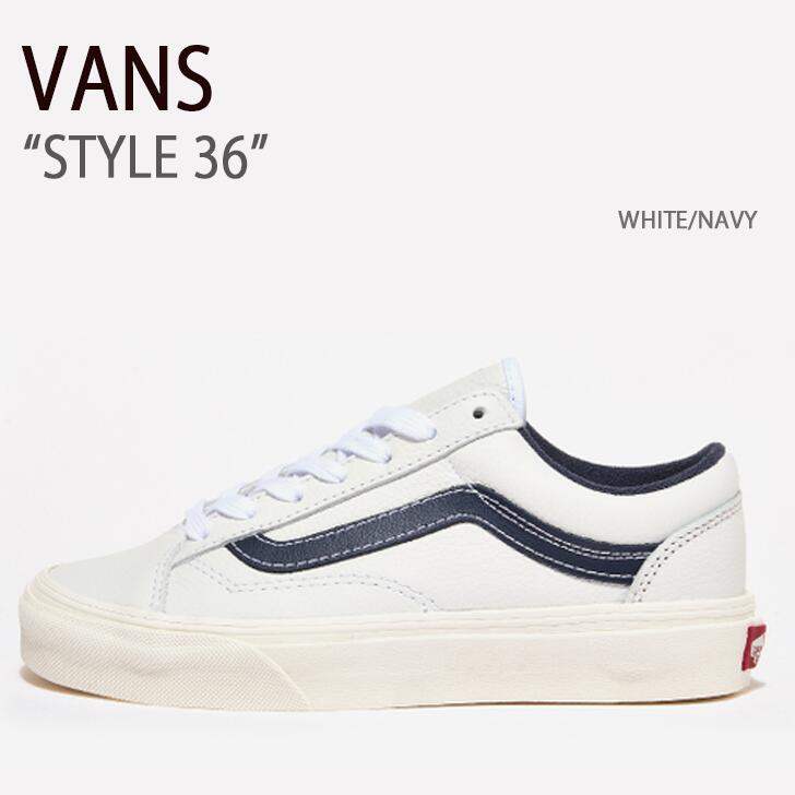 VANS ヴァンズ スニーカー バンズ シューズ STYLE 36 スタイル 36 VN0A3DZ3YY2 WHITE NAVY ホワイト ネイビー  メンズ レディース ウィメンズ 男性用 女性用