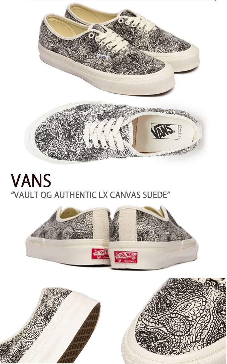 VANS バンズ スニーカー VAULT OG AUTHENTIC LX CANVAS SUEDE DRAGON