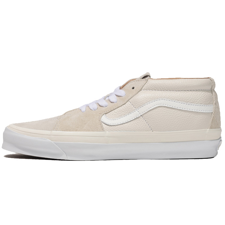 VANS バンズ スニーカー BLANC DE OG SK8-MID LX VINTAGE WHITE VN0A4BVCWHT ブランク DE OGスケートミッド DX LX ヴィンテージホワイト メンズ レディース