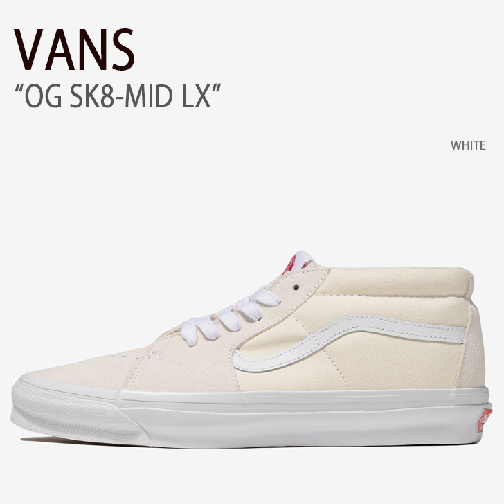 VANS バンズ スニーカー OG SK8-MID LX WHITE VN0A4BVCWWW OGスケートミッドLX ホワイト メンズ レディース 男性用 女性用 vn-vn0a4bvcwww.jpg