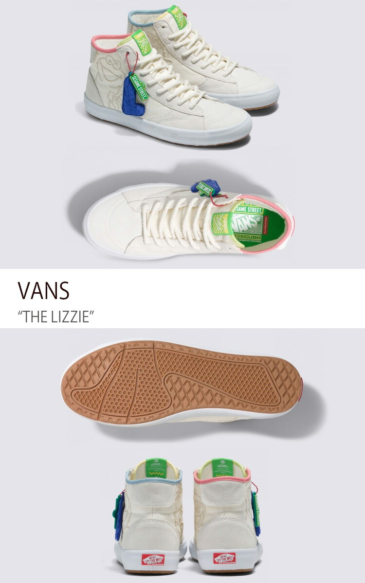 VANS バンズ スニーカー THE LIZZIE SESAME STREET MULTI VN0A4BX1448 ザリジー セサミストリートマルチ  メンズ レディース 男性用 女性用