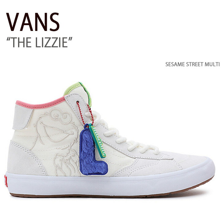 VANS バンズ スニーカー THE LIZZIE SESAME STREET MULTI VN0A4BX1448 ザリジー セサミストリートマルチ  メンズ レディース 男性用 女性用