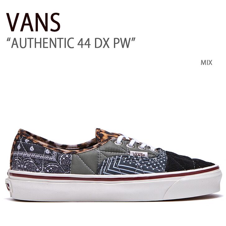 VANS バンズ スニーカー AUTHENTIC 44 DX PW MIX 