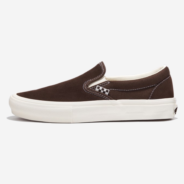 VANS バンズ スニーカー SKATE SLIP-ON CHOCOLATE BROWN VN0A5FCAZR6 スリッポン スケート スリッポン  チョコラテ ブラウン メンズ レディース 男性用 女性用