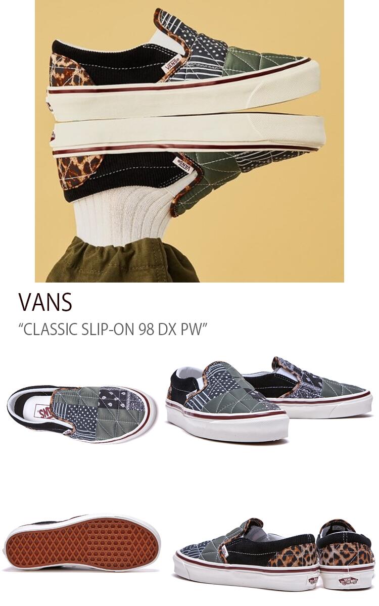 【VANS】バンズ CLASSIC SLIP-ON DX PW スリッポン VN0A5HZN9GU VANS ( バンズ ) - CLASSIC SLIP-ON 98 DX PW - FAITHWEB
