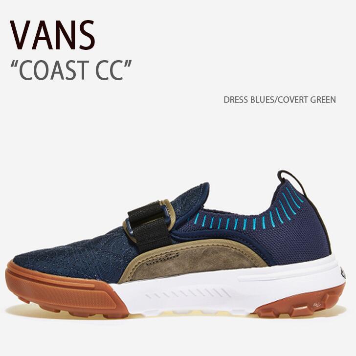 VANS ヴァンズ スニーカー バンズ シューズ COAST CC コーストCC VN0A5JMC8Q7 DRESS BLUES COVERT  GREEN ドレスブルース カバートグリーン メンズ 男性用