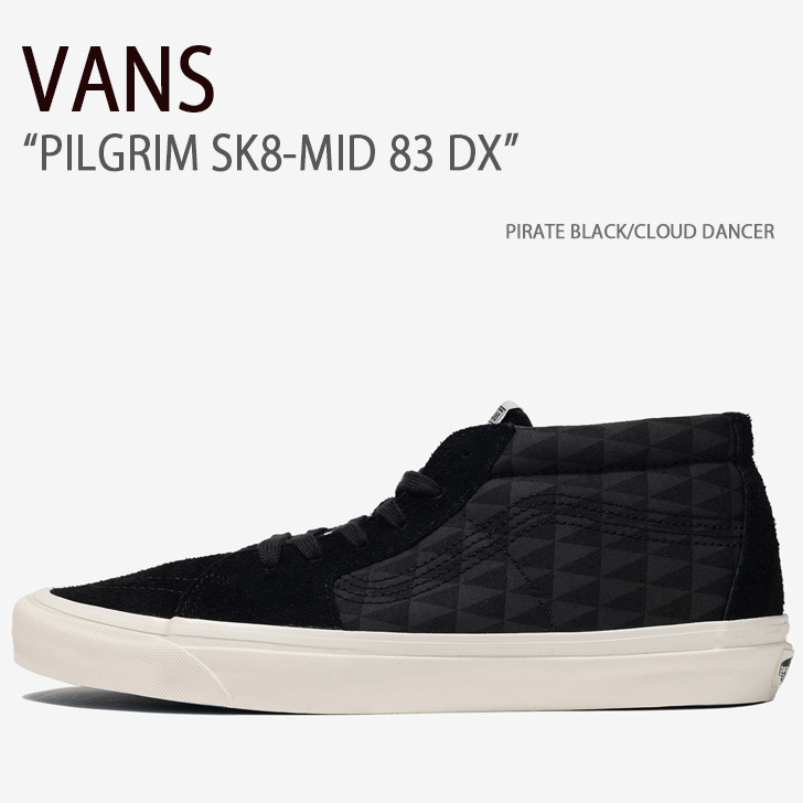 VANS バンズ スニーカー X PILGRIM SK8-MID 83 DX PIRATE BLACK CLOUD