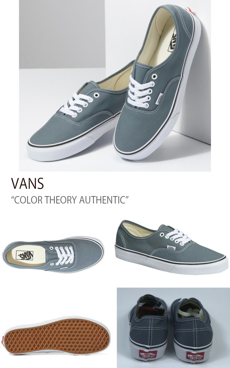 VANS バンズ スニーカー COLOR THEORY AUTHENTIC STORMY WEATHER