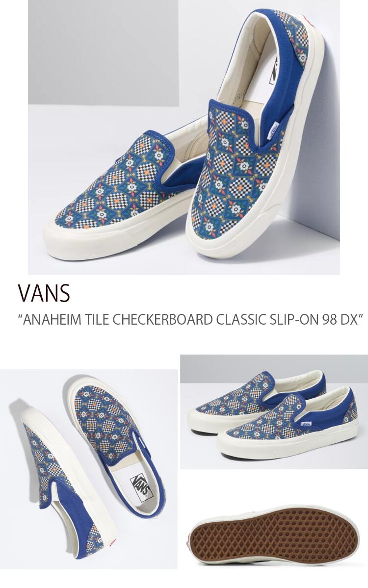 VANS バンズ スニーカー ANAHEIM TILE CHECKERBOARD CLASSIC