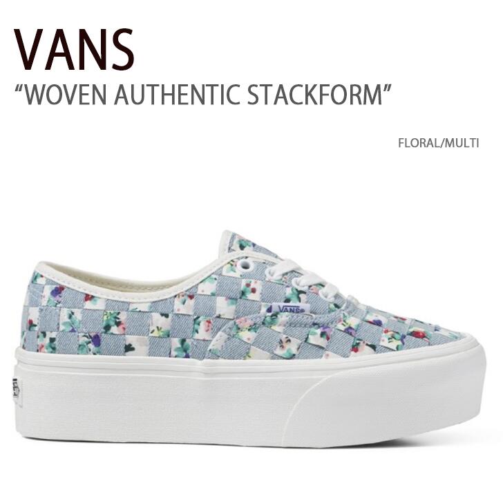 VANS バンズ スニーカー WOVEN AUTHENTIC STACKFORM FLORAL MULTI