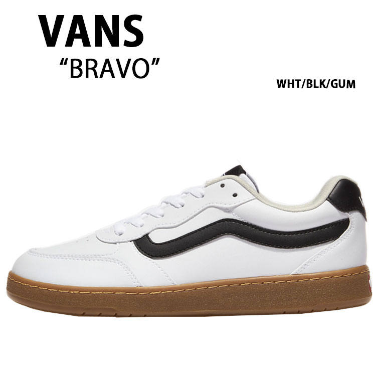 VANS バンズ スニーカー BRAVO WHITE BLACK GUM V2740 ブラボ