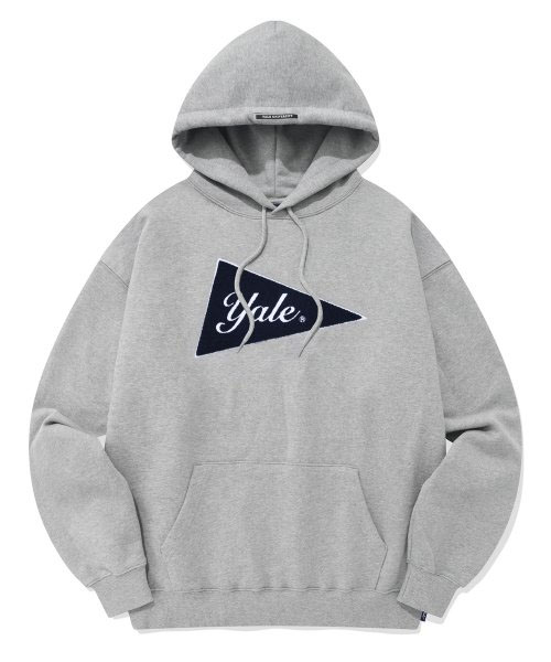 YALE イェール パーカー BIG FLAG LOGO HOODIE プルオーバーパーカー スウェットパーカー アメカジ NAVY GRAY フラッグロゴ カレッジパーカー YDO1HD1019