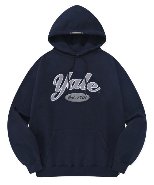 YALE イェール パーカー CURSIVE ARCH LOGO HOODIE プルオーバーパーカー スウェットパーカー フーディー アメカジ NAVY GRAY カレッジパーカー YD01HD1021