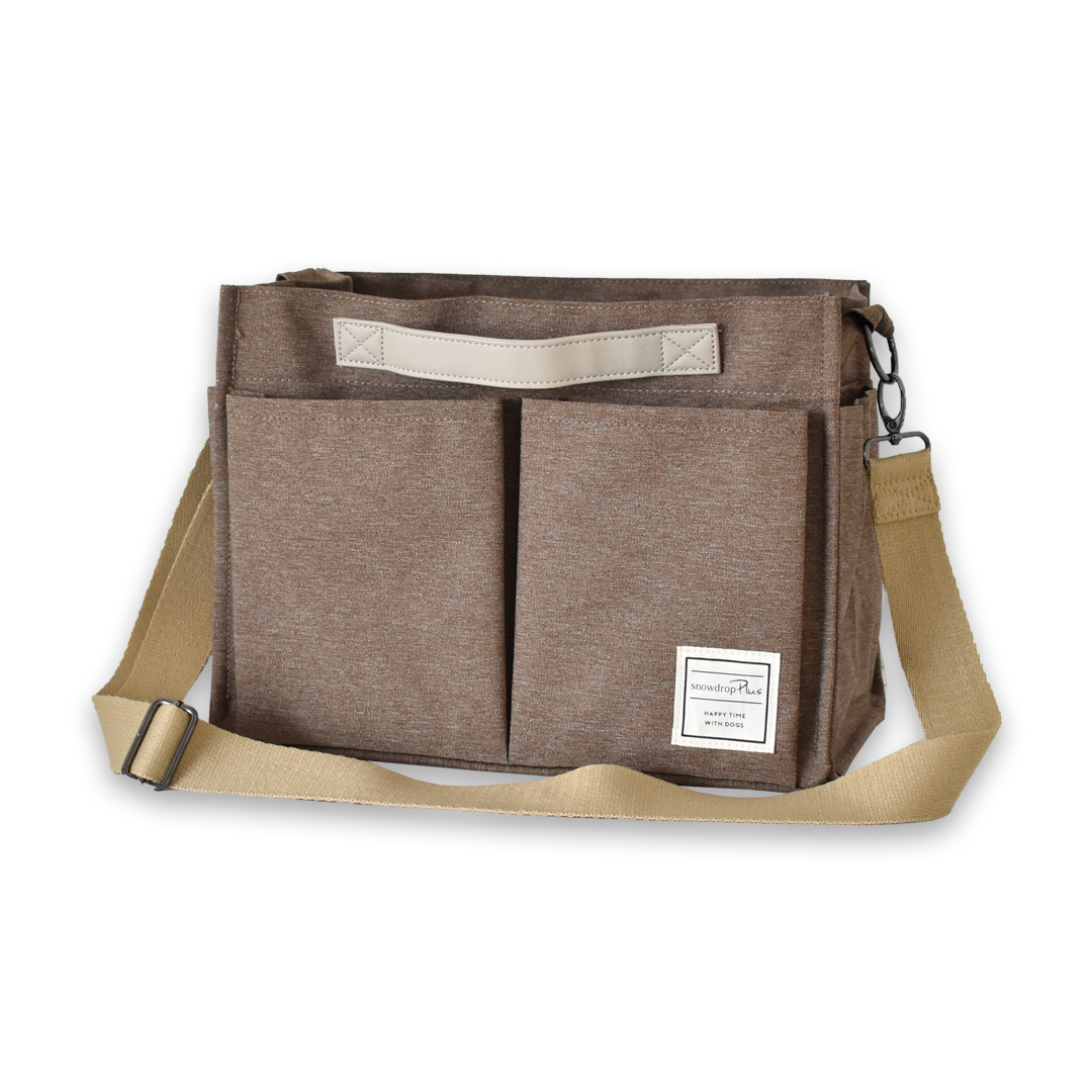 PVCショルダー お散歩バッグ 名入れ 刺繍 散歩バッグ 犬 散歩