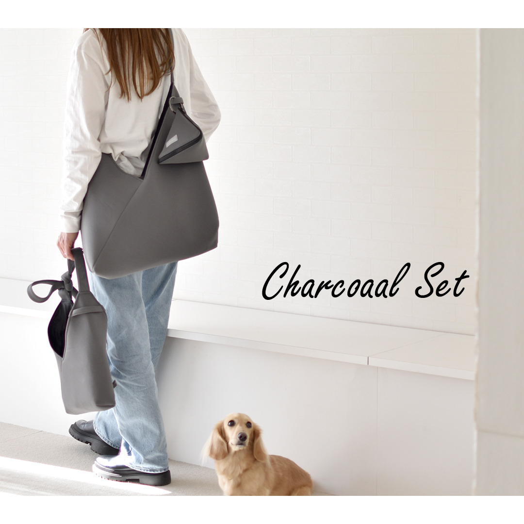 3点セット 軽い 丈夫 メッシュバッグ 名入れ刺繍 お散歩バック マナーポーチ お得 お揃い ゆうパケット不可　 | ブランド登録なし | 08