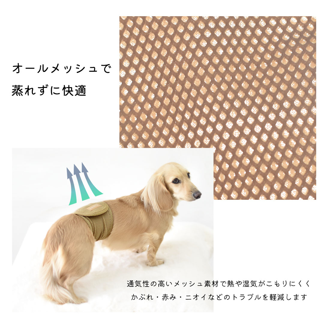 メッシュマナーベルトマナーベルト マナーウェア トイレ用品 マナーバンド マーキング防止 ストレッチ のびのび snowdrop 介護 用品 ゆうパケット対応 | ブランド登録なし | 04