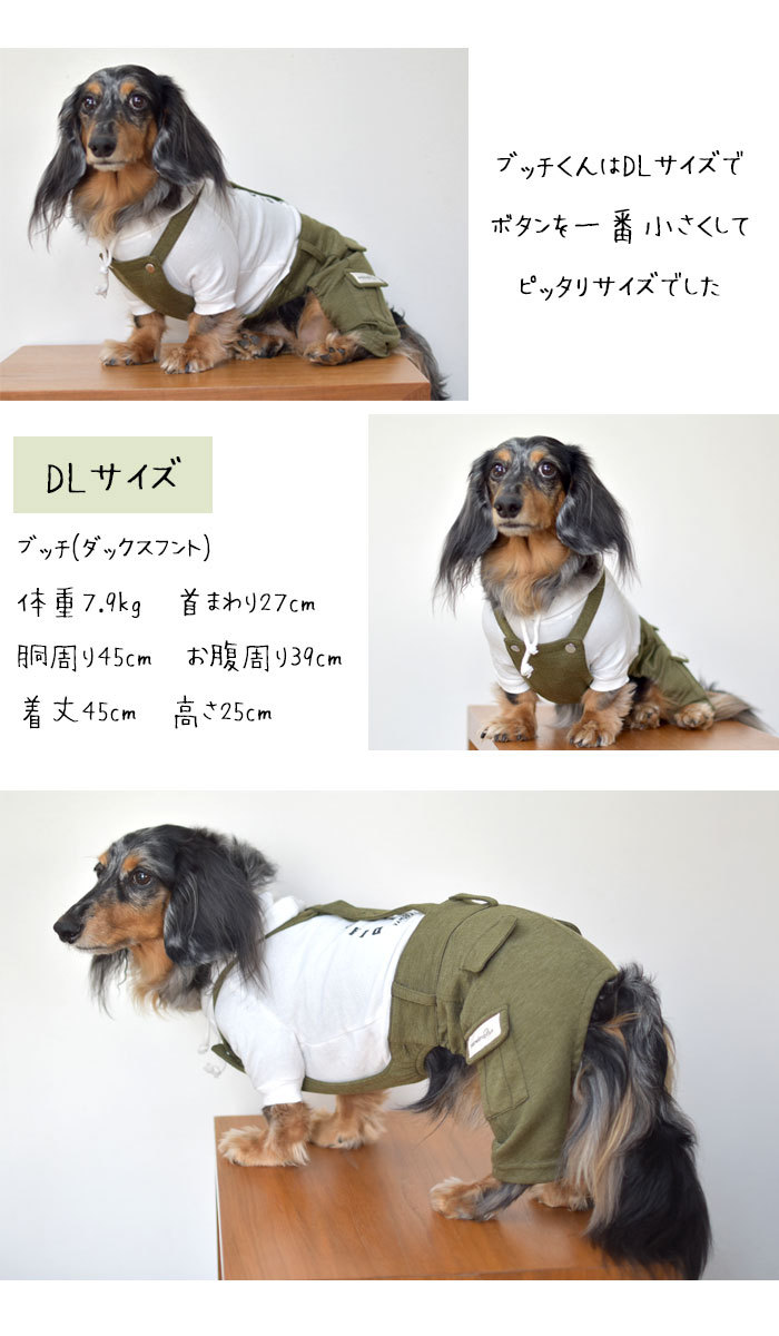 カーゴパンツ ダックスサイズ 服 犬服 犬用品 DOG dog ペット服 犬の服