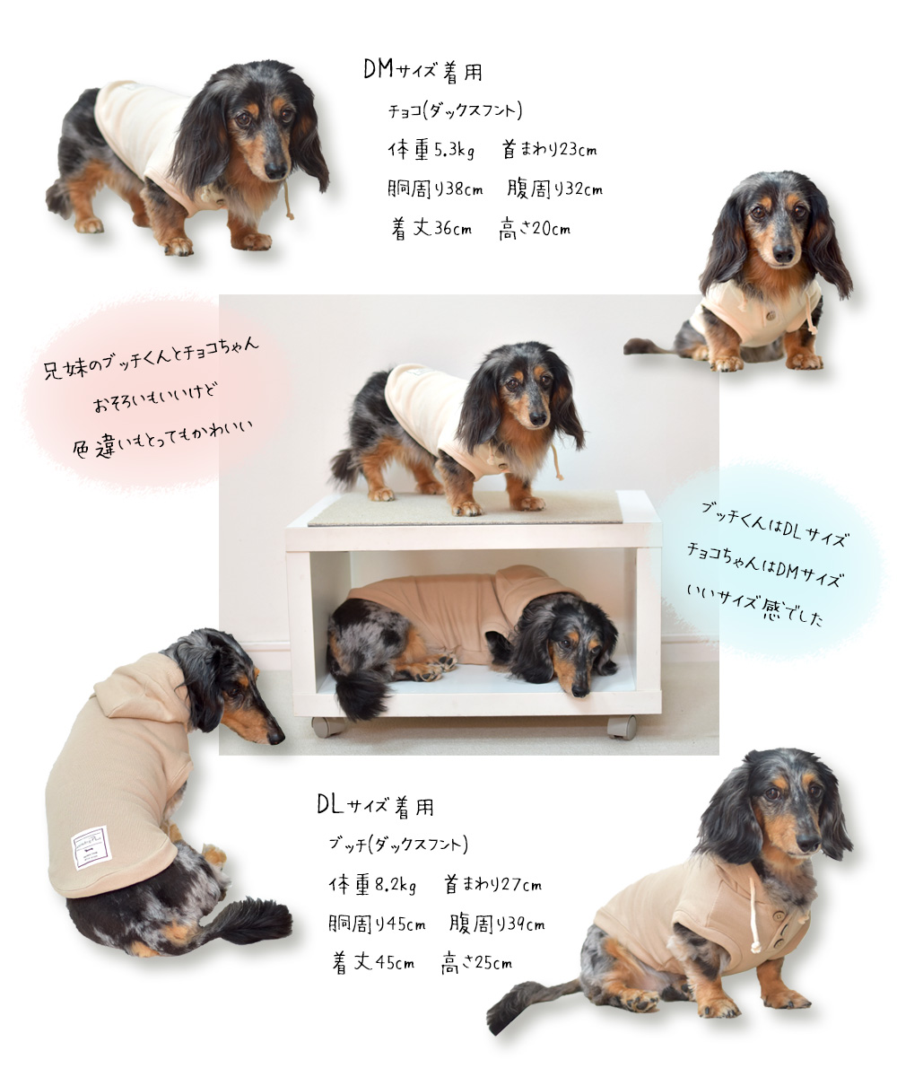 (在庫処分SALEの為返品交換不可)ペット用とオーナー用お揃いベスト パーカー 名入れ 刺繍 ベスト 重ね着 男女兼用 ペアルック リンク ペア ゆうパケット不可 | ブランド登録なし | 06