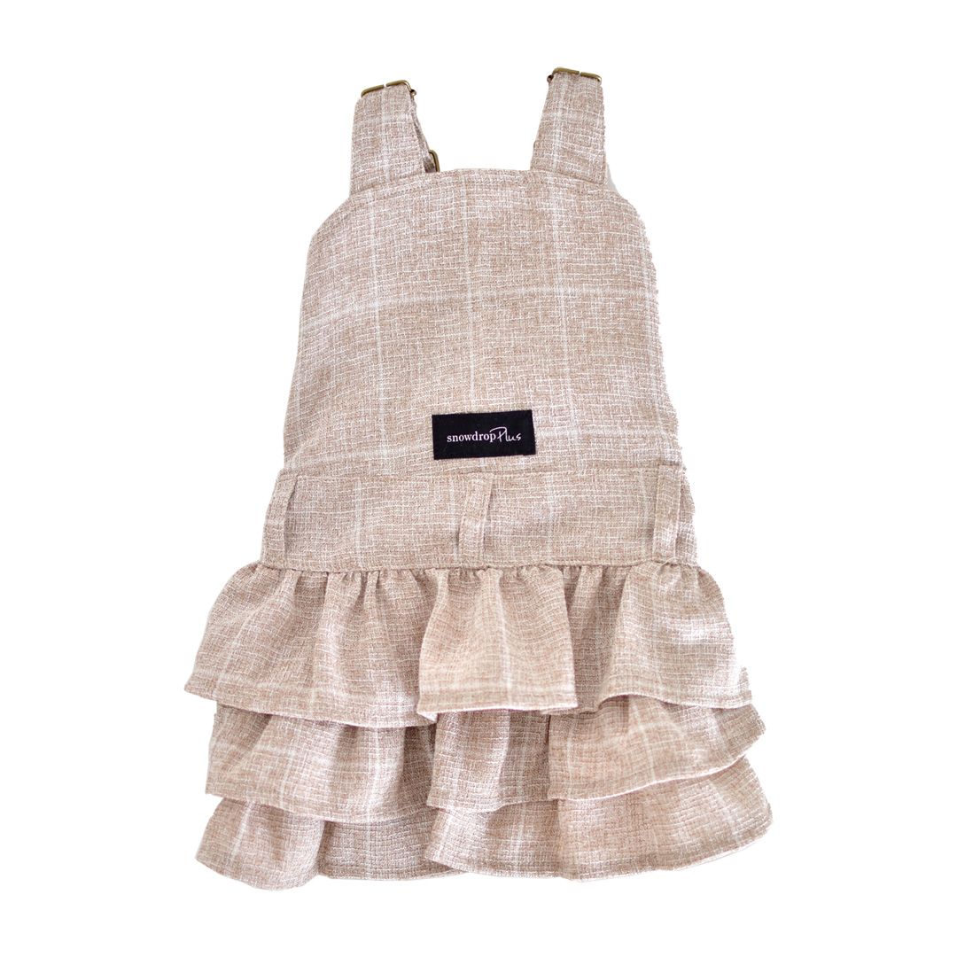 ダックスサイズ チェックオーバーオール 名入れ 刺繍 犬 服 犬用品　DOG dog ペット服 犬の服 snowdrop ゆうパケット対象 | ブランド登録なし | 07