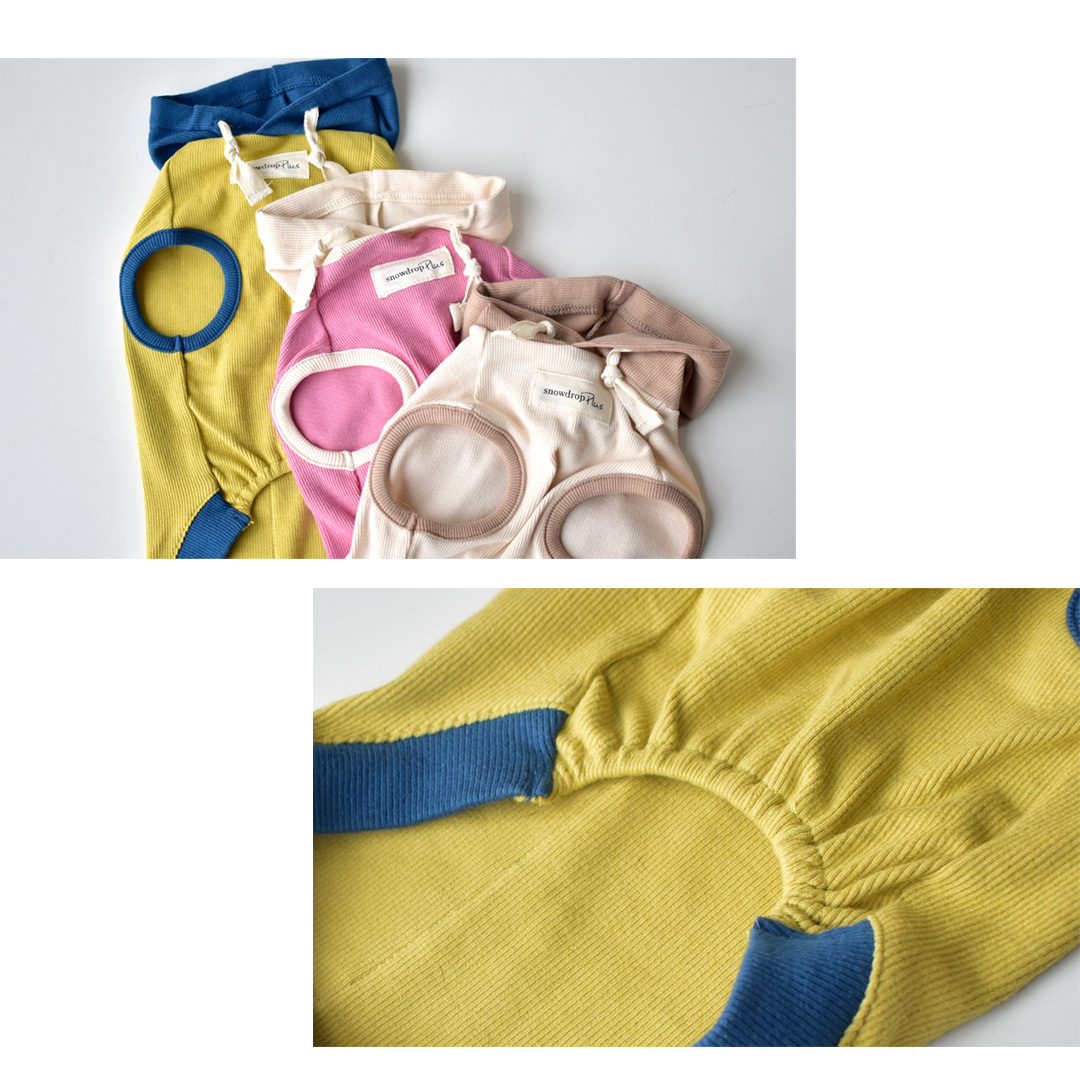 (在庫処分セールの為返品交換不可)ダックスサイズリブフード付きタンクトップ  名入れ 刺繍 　伸縮 タンクフード犬　犬服　ペットsnowdrop ゆうパケット対応 | ブランド登録なし | 19