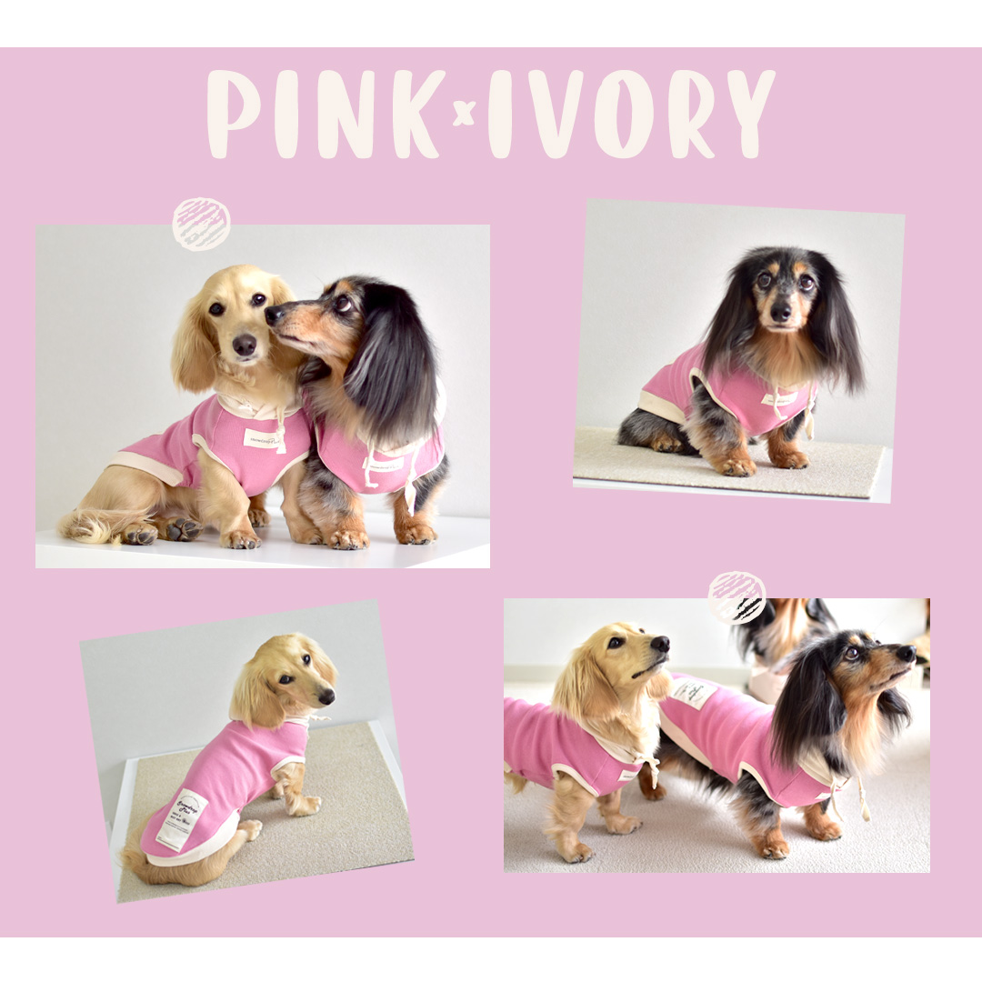 (在庫処分セールの為返品交換不可)ダックスサイズリブフード付きタンクトップ  名入れ 刺繍 　伸縮 タンクフード犬　犬服　ペットsnowdrop ゆうパケット対応 | ブランド登録なし | 09