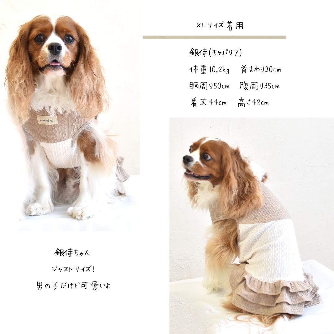 在庫処分SALEの為返品交換不可)ケーブル生地 切り替え ワンピース 着せ