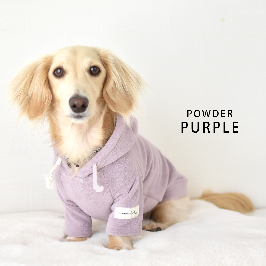 フリースパーカー ダックスサイズ 犬服 snowdrop 冬 小型犬 犬用