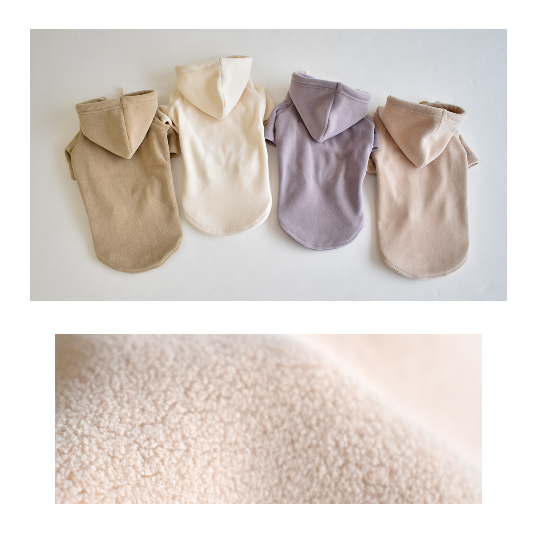 フリースパーカー ダックスサイズ 犬服 snowdrop 冬 小型犬 犬用