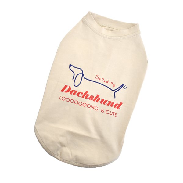 (2月6日12時まで早割10％オフ)背面ロゴ タンクトップ ダックスサイズ プリント名入れ 春 夏 犬 服 涼しい 犬服 snowdrop のびのび 着せやすい | ブランド登録なし | 01