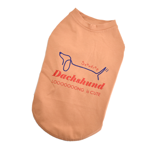 (2月6日12時まで早割10％オフ)背面ロゴ タンクトップ ダックスサイズ プリント名入れ 春 夏 犬 服 涼しい 犬服 snowdrop のびのび 着せやすい | ブランド登録なし | 05