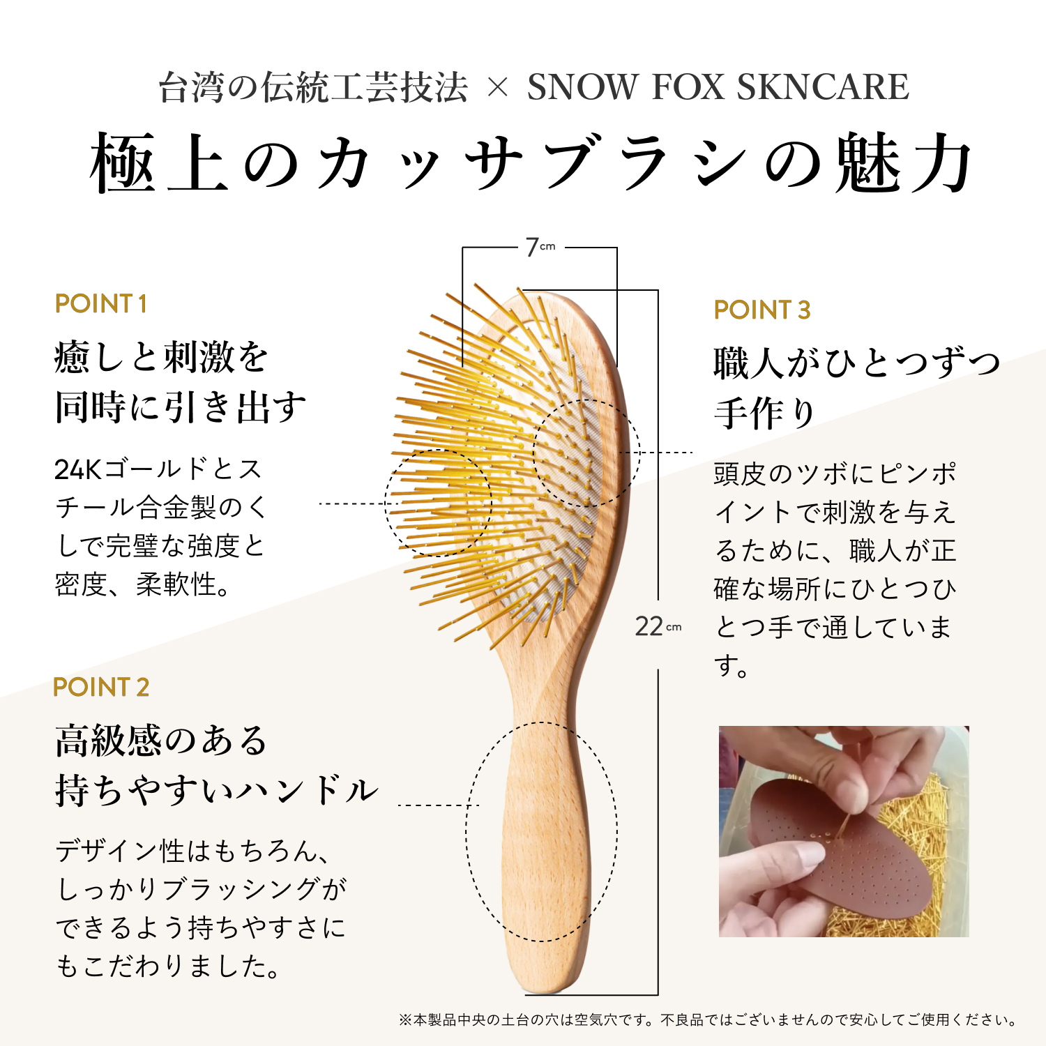 SNOW FOX SKINCARE ヘアブラシ カッサ 美顔器買うより、これだった
