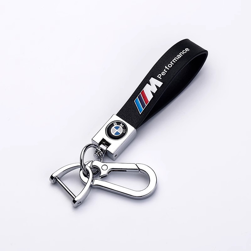 BMW /// MPerformance ロゴアップグレードキーホルダー高級牛革製レザー キーリング 12345678シリーズX1X2X3X4X5X6X7M2M3M4M5 IXシリーズ | BMW M | 01