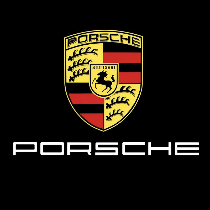 ポルシェ９１１　ＬＥＤドアプロジェクター　PORSCHEロゴ PORSCHE（ポルシェ） Porsche LED HD ロゴ プロジェクター ドア