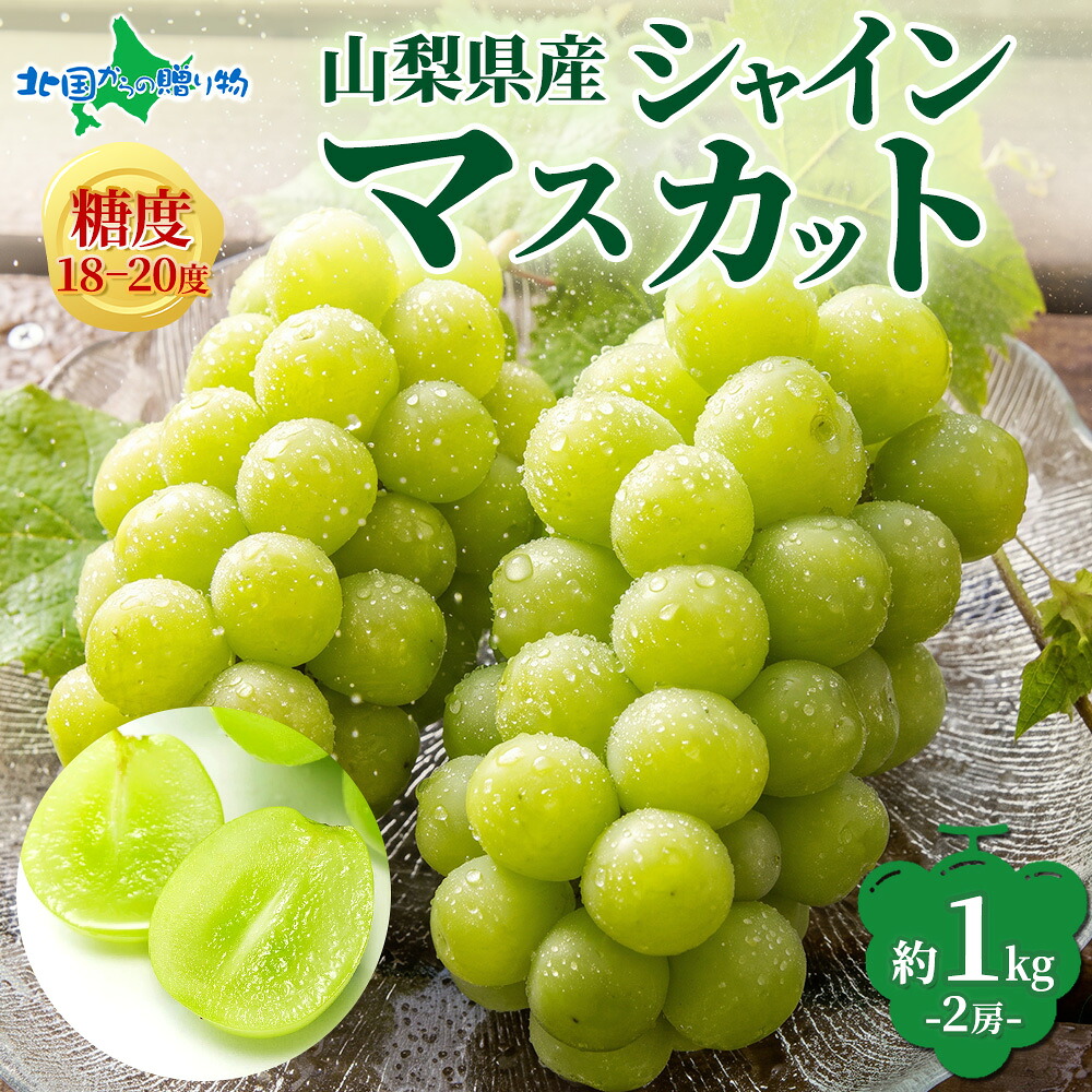 北国からの贈り物 シャインマスカット 贈答用 ぶどう 山梨県産